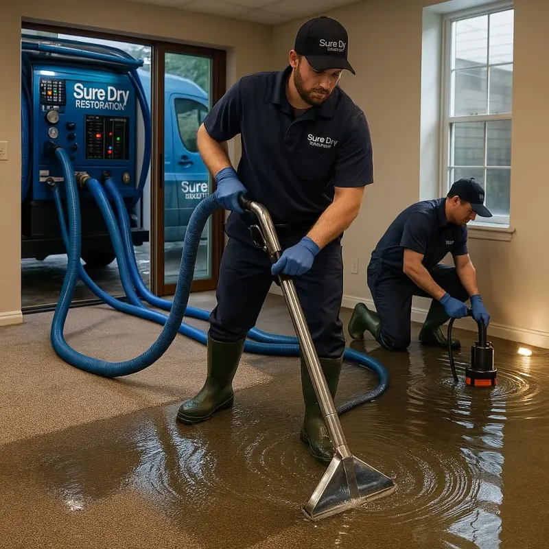 Water Extraction and Removal process in University Park, TX